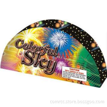 Smokeless ice half moon bay fireworks Colorful sky Birthday